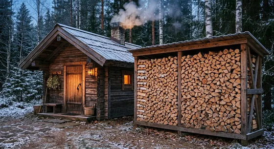 Укладка дров в Воскресенске, проезд Луговая, 21
